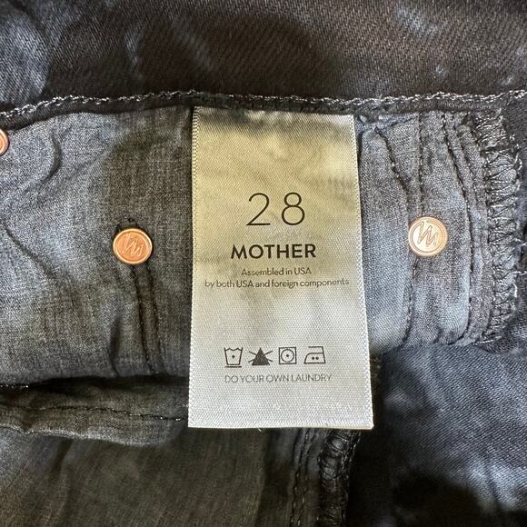 Mother NWOT The Super Swooner Tie-Dye Stretch Jeans Size 28 High Rise Slim Fit - Picture 8 of 12